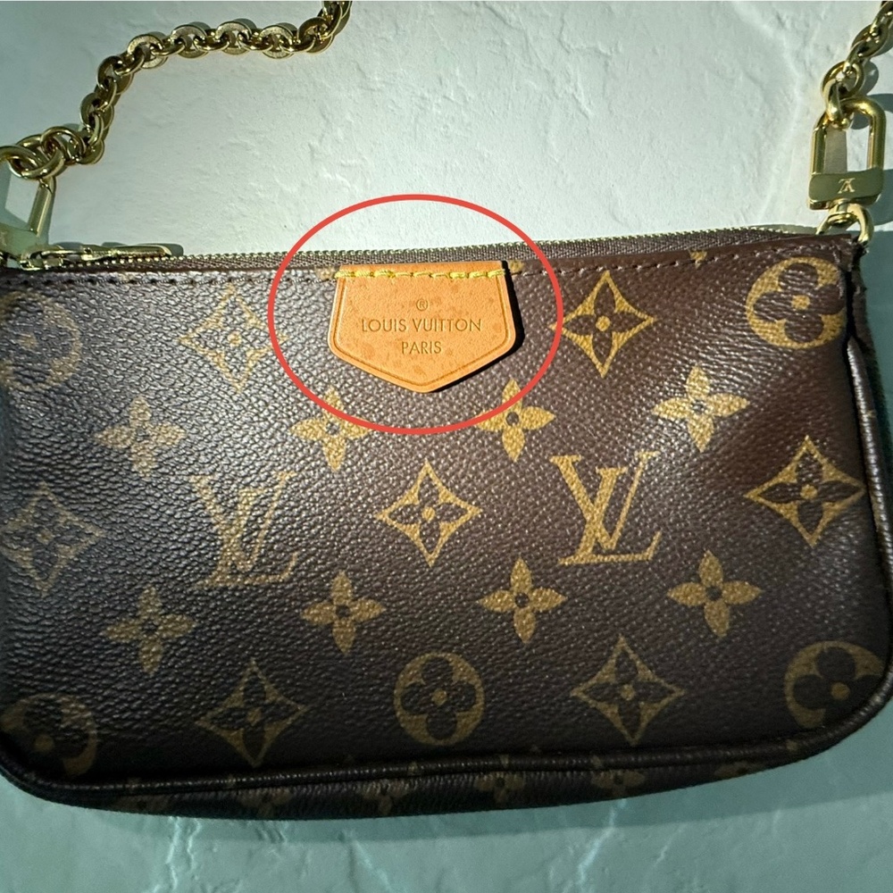 LOUIS VUITTON Multi Pochette Accessoires with dustbin, box and gift bag - Khaki - Picture 2 of 16